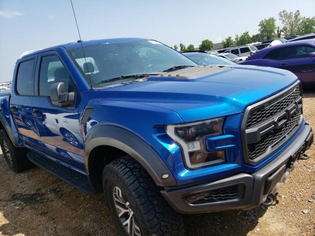 1FTFW1RG0JFA79571 - 2018 FORD F150 RAPTOR BLUE photo 4