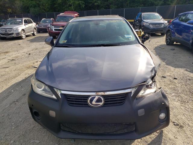 JTHKD5BH5D2134296 - 2013 LEXUS CT 200 GRAY photo 5