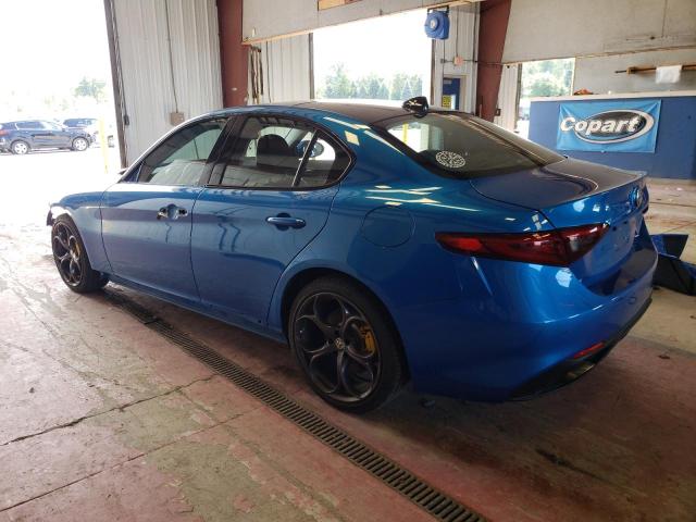 ZARFAEEN9J7568156 - 2018 ALFA ROMEO GIULIA TI Q4 BLUE photo 2