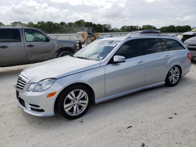 WDDHH8JB6DA677554 - 2013 MERCEDES-BENZ E 350 4MATIC WAGON GRAY photo 1