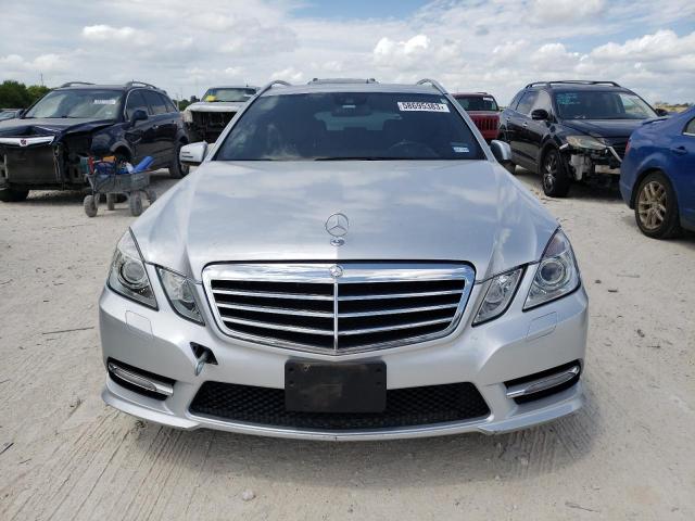 WDDHH8JB6DA677554 - 2013 MERCEDES-BENZ E 350 4MATIC WAGON GRAY photo 5