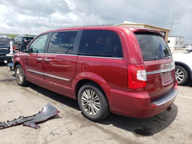 2C4RC1CGXFR525238 - 2015 CHRYSLER TOWN & COU TOURING L RED photo 2