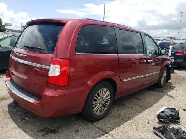 2C4RC1CGXFR525238 - 2015 CHRYSLER TOWN & COU TOURING L RED photo 3