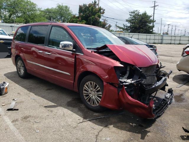 2C4RC1CGXFR525238 - 2015 CHRYSLER TOWN & COU TOURING L RED photo 4