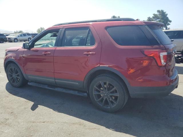 1FM5K7D86JGB31527 - 2018 FORD EXPLORER XLT RED photo 2