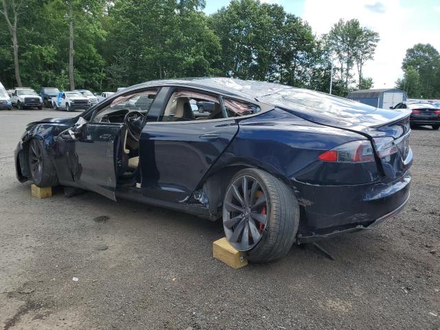 5YJSA1H11EFP28864 - 2014 TESLA MODEL S შავი ფოტო 2