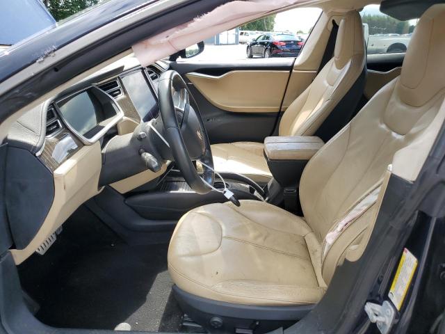 5YJSA1H11EFP28864 - 2014 TESLA MODEL S შავი ფოტო 7