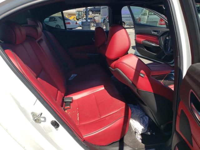 19UUB3F65JA006897 - 2018 ACURA TLX TECH+A WHITE photo 10