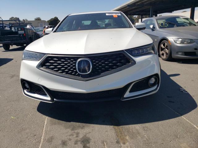 19UUB3F65JA006897 - 2018 ACURA TLX TECH+A WHITE photo 5