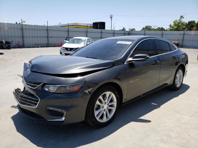 1G1ZD5ST9JF256242 - 2018 CHEVROLET MALIBU LT CHARCOAL photo 1