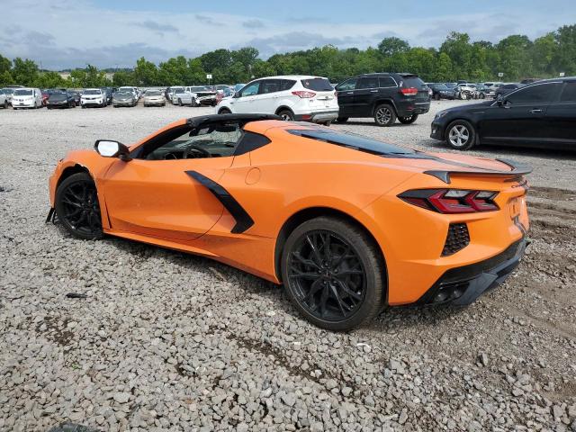 1G1YA2D49P5126498 - 2023 CHEVROLET CORVETTE STINGRAY 1LT ORANGE photo 2