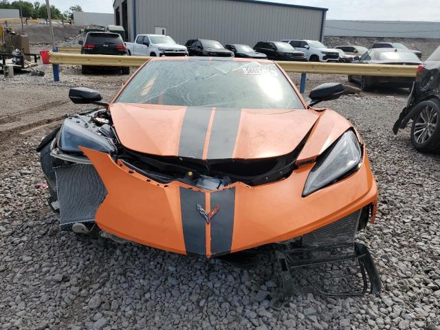 1G1YA2D49P5126498 - 2023 CHEVROLET CORVETTE STINGRAY 1LT ORANGE photo 5