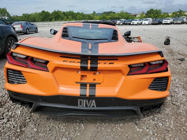 1G1YA2D49P5126498 - 2023 CHEVROLET CORVETTE STINGRAY 1LT ORANGE photo 6