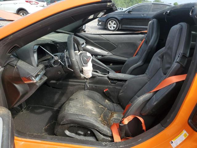 1G1YA2D49P5126498 - 2023 CHEVROLET CORVETTE STINGRAY 1LT ORANGE photo 7