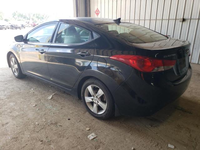 KMHDH4AE4DU893621 - 2013 HYUNDAI ELANTRA GLS BLACK photo 2