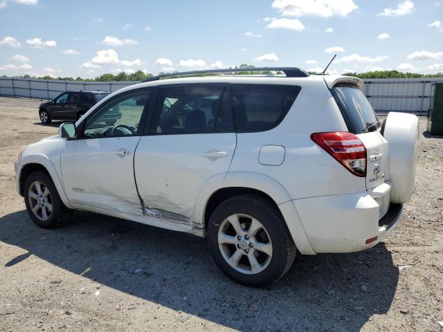 2T3DK4DV9BW054128 - 2011 TOYOTA RAV4 LIMITED WHITE photo 2