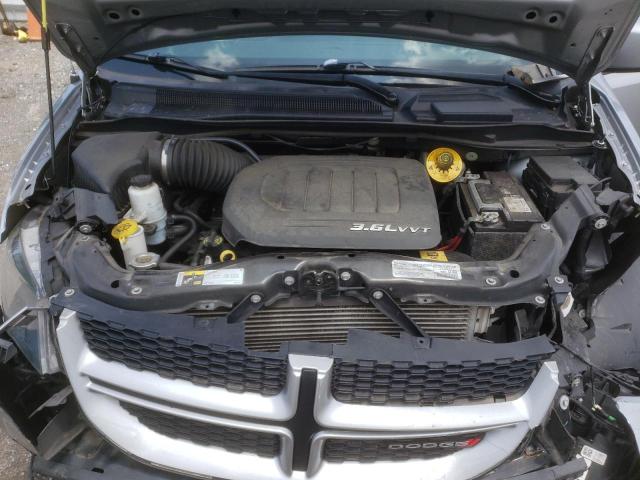 2C4RDGEG7JR205798 - 2018 DODGE GRAND CARA GT SILVER photo 11