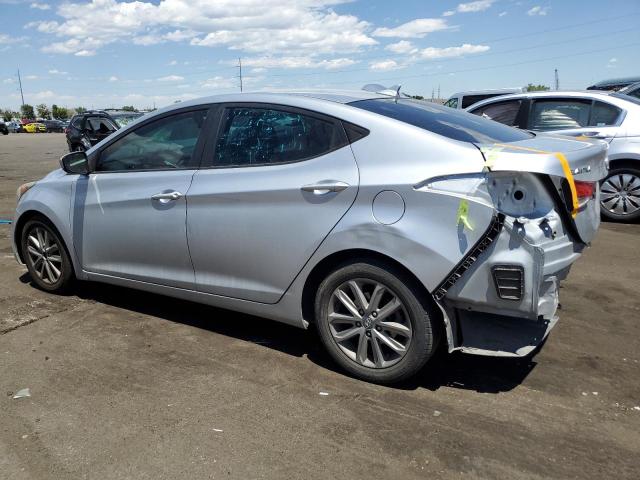 5NPDH4AEXEH501810 - 2014 HYUNDAI ELANTRA SE SILVER photo 2