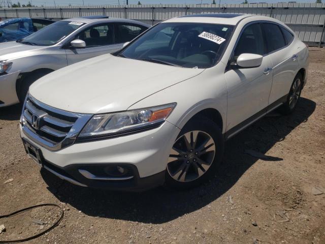 5J6TF2H55DL004924 - 2013 HONDA CROSSTOUR EXL თეთრი ფოტო 1
