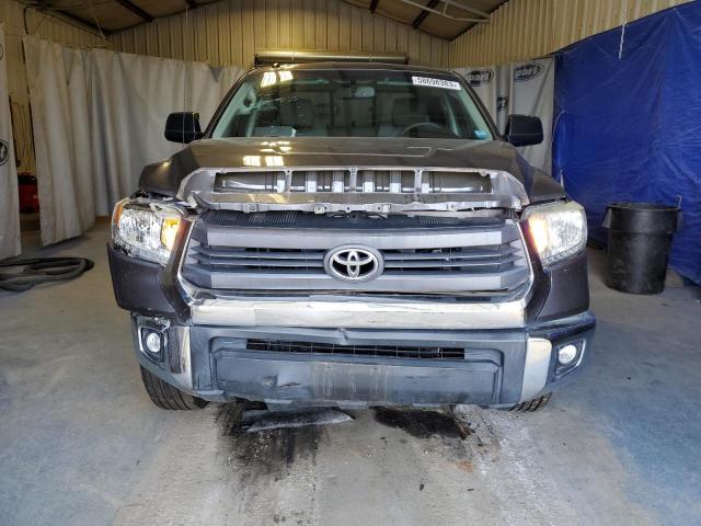 5TFRY5F17EX159478 - 2014 TOYOTA TUNDRA DOUBLE CAB SR/SR5 GRAY photo 5