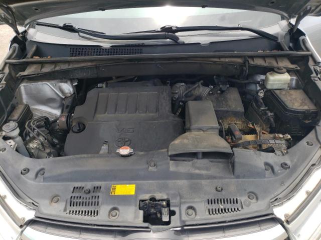 5TDKKRFH6GS143532 - 2016 TOYOTA HIGHLANDER XLE Արծաթագույն լուսանկար 12