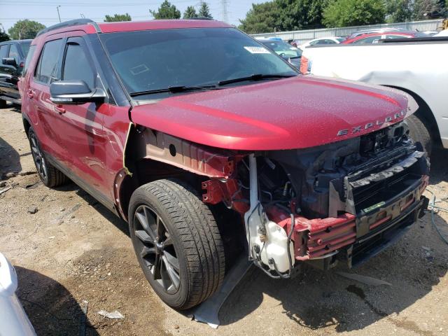 1FM5K7D89JGB05262 - 2018 FORD EXPLORER XLT RED photo 4