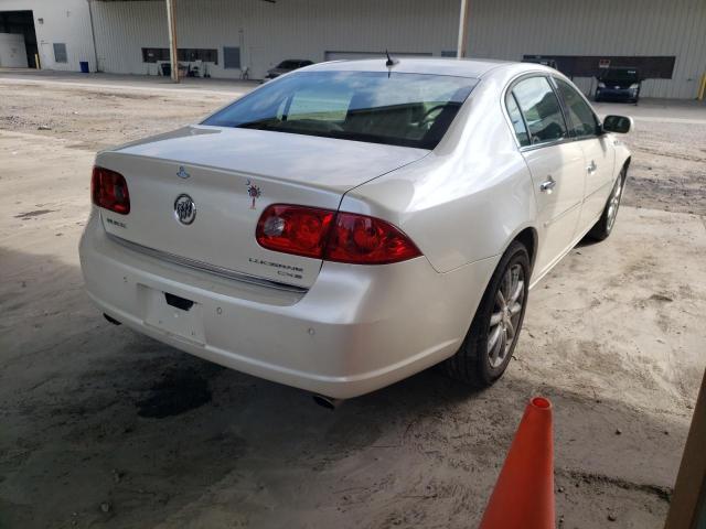 1G4HE57Y48U164235 - 2008 BUICK LUCERNE CXS WHITE photo 4