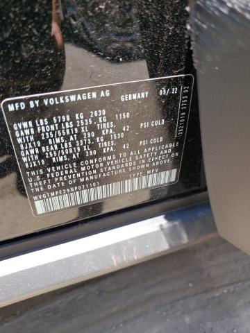 WVGTMPE29NP071101 - 2022 VOLKSWAGEN ID.4 PRO S შავი ფოტო 13