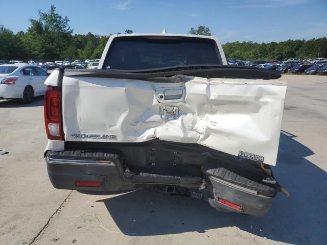 5FPYK2F57HB009956 - 2017 HONDA RIDGELINE RTL WHITE photo 6