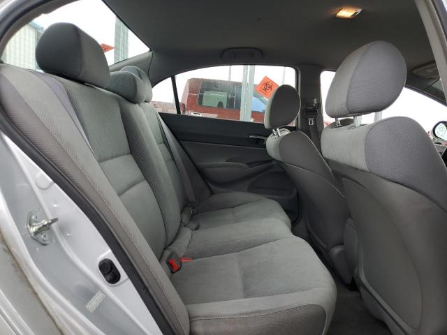 2HGFA1F59BH527535 - 2011 HONDA CIVIC LX ვერცხლისფერი ფოტო 10