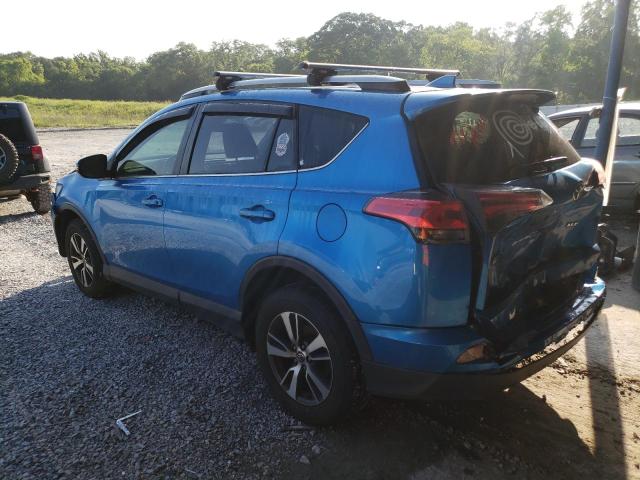 JTMWFREV0JJ202074 - 2018 TOYOTA RAV4 ADVENTURE BLUE photo 2