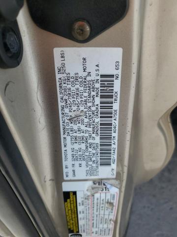 5TETU62N37Z407589 - 2007 TOYOTA TACOMA PRERUNNER ACCESS CAB TAN photo 12