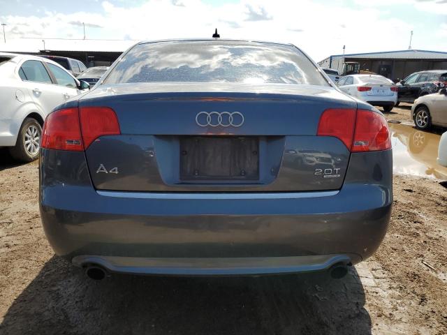 WAUDF78E28A103528 - 2008 AUDI A4 2.0T QUATTRO GRAY photo 6