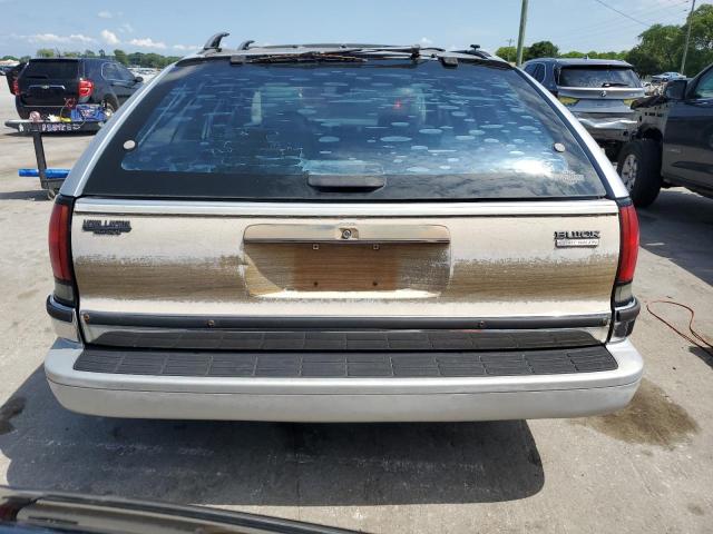 1G4BR82P2SR423454 - 1995 BUICK ROADMASTER ESTATE BLUE photo 6