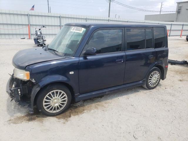 JTLKT324664035214 - 2006 TOYOTA SCION XB BLUE photo 1
