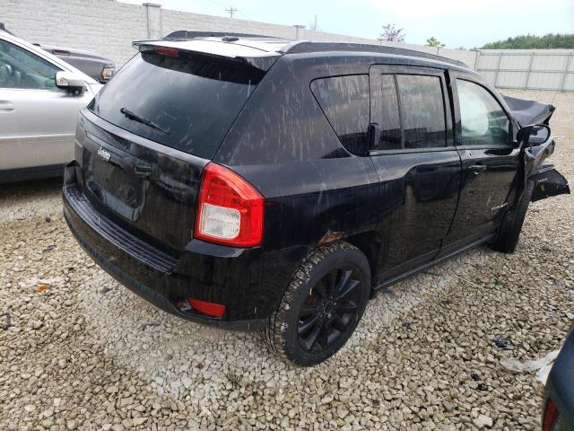 1C4NJCEA3CD692290 - 2012 JEEP COMPASS LATITUDE BLACK photo 3