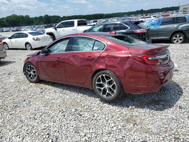 2G4GL5EX6H9104286 - 2017 BUICK REGAL SPORT TOURING MAROON photo 2