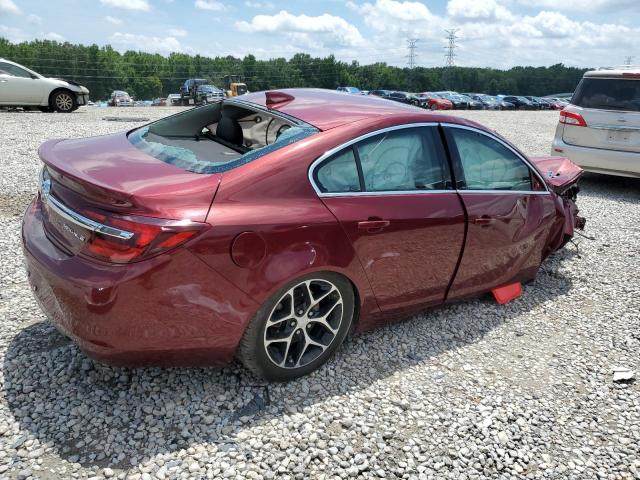 2G4GL5EX6H9104286 - 2017 BUICK REGAL SPORT TOURING MAROON photo 3