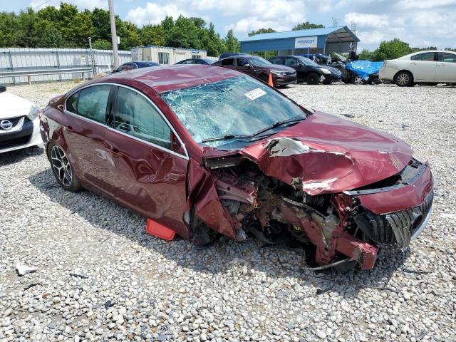 2G4GL5EX6H9104286 - 2017 BUICK REGAL SPORT TOURING MAROON photo 4