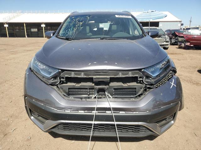 2HKRW2H99MH650846 - 2021 HONDA CR-V TOURING GRAY photo 5