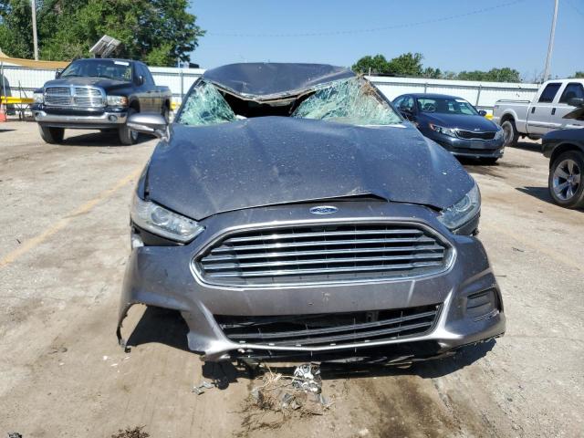 3FA6P0H72ER307609 - 2014 FORD FUSION SE GRAY photo 5