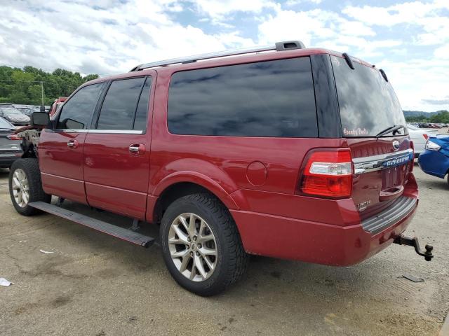 1FMJK2ATXFEF06462 - 2015 FORD EXPEDITION EL LIMITED RED photo 2