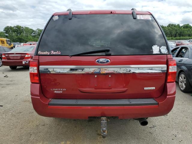 1FMJK2ATXFEF06462 - 2015 FORD EXPEDITION EL LIMITED RED photo 6