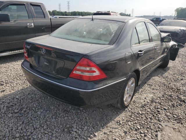 WDBRF54H76A837851 - 2006 MERCEDES-BENZ C 280 BLACK photo 3