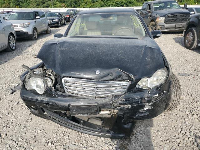 WDBRF54H76A837851 - 2006 MERCEDES-BENZ C 280 BLACK photo 5