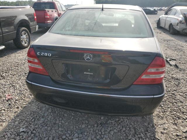 WDBRF54H76A837851 - 2006 MERCEDES-BENZ C 280 BLACK photo 6