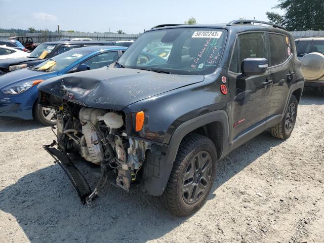 ZACCJBCB8JPH04395 - 2018 JEEP RENEGADE TRAILHAWK BLACK photo 1