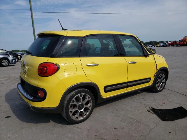 ZFBCFADH4EZ015933 - 2014 FIAT 500L TREKKING YELLOW photo 3