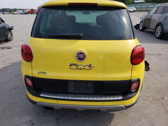 ZFBCFADH4EZ015933 - 2014 FIAT 500L TREKKING YELLOW photo 6