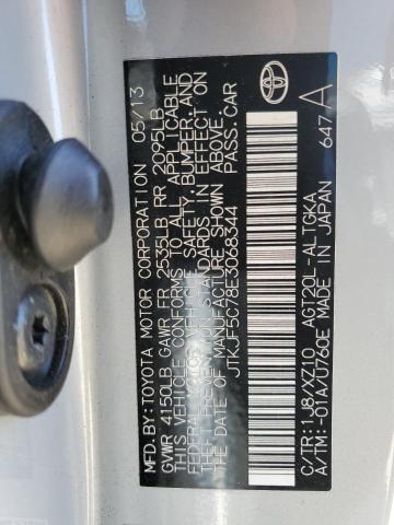 JTKJF5C78E3068344 - 2014 TOYOTA SCION TC Mavi foto 13